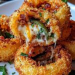 Jalapeño Popper Stuffed Onion Rings