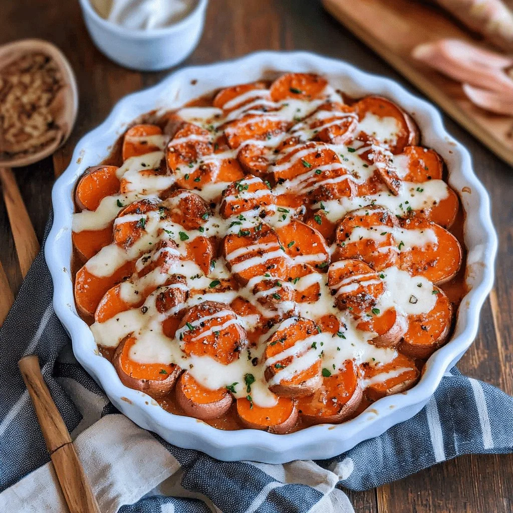 Best Scalloped Sweet Potatoes Brown Sugar Recipe for Side Dish