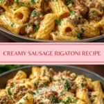 Creamy Italian Sausage Rigatoni