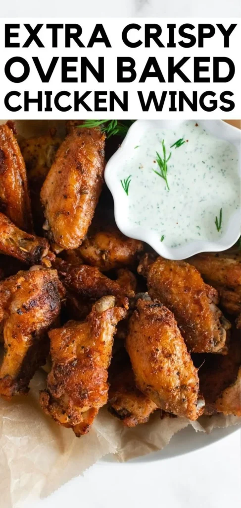 Crispy Baked Chicken Wings